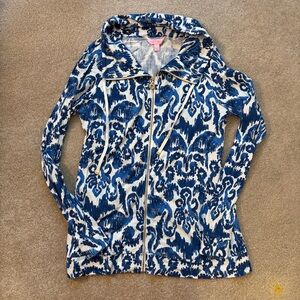 Lilly Pulitzer full zip popover